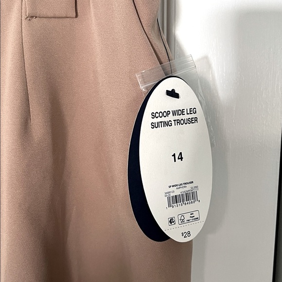 Scoop Women's Crepe Wide Leg Trousers - Picture 7 of 7